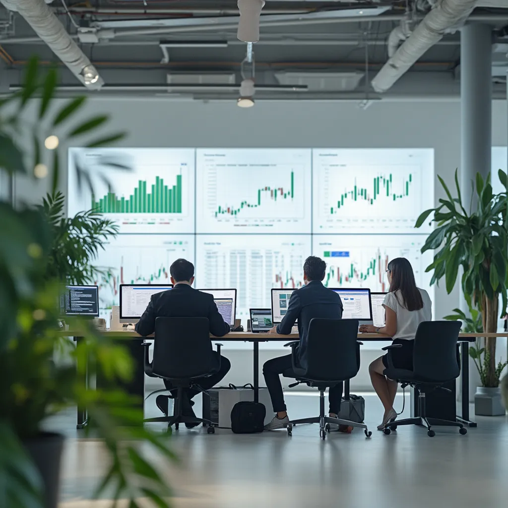 Bureau moderne et collaboratif de IA Financière