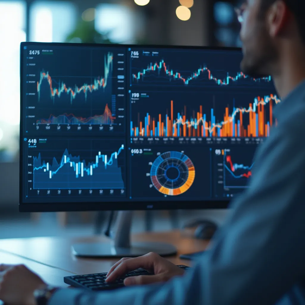 Technologie d'intelligence artificielle en action sur écran